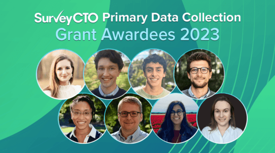 Meet SurveyCTO’s 2023 Grant Recipients