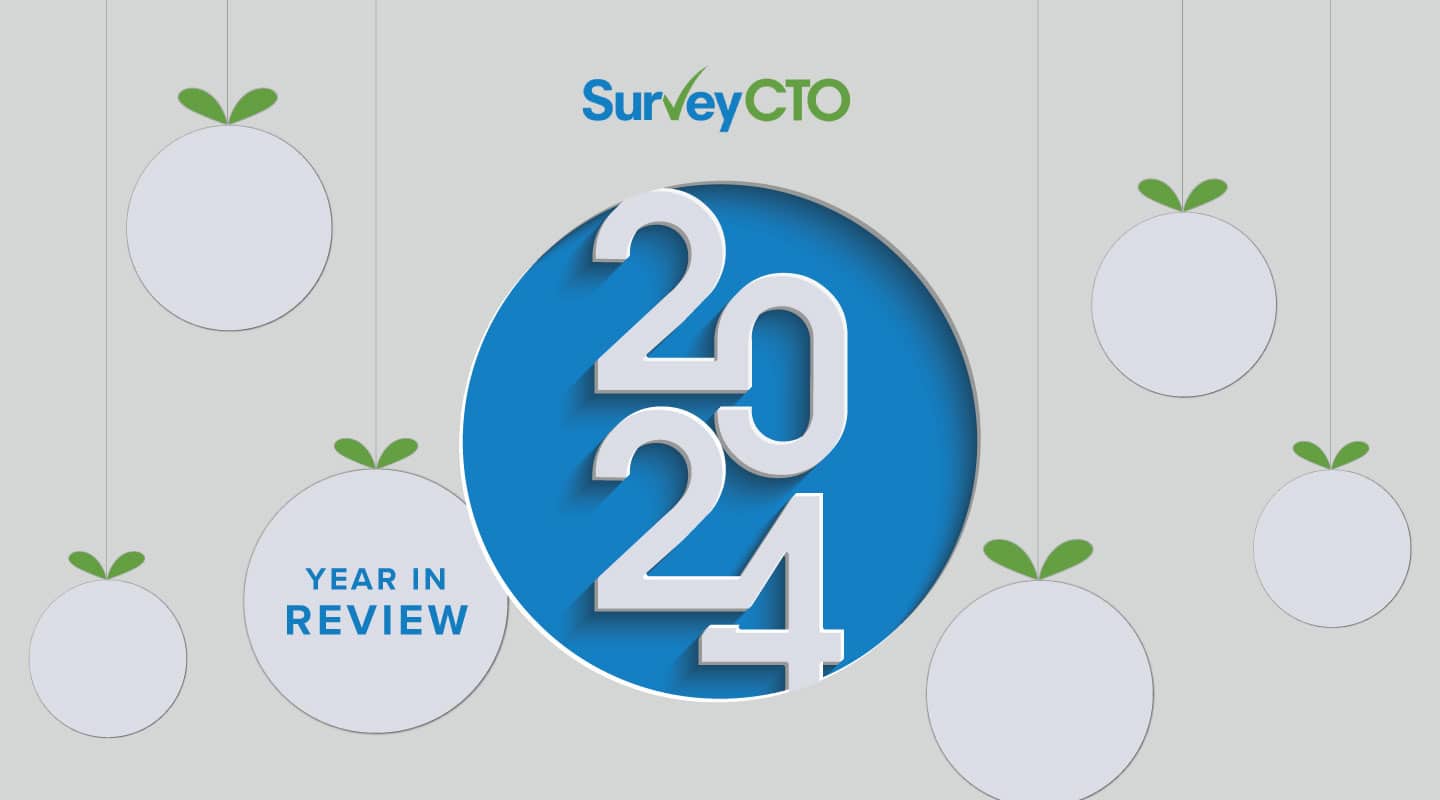 You are currently viewing A year in review: 2024 from SurveyCTO